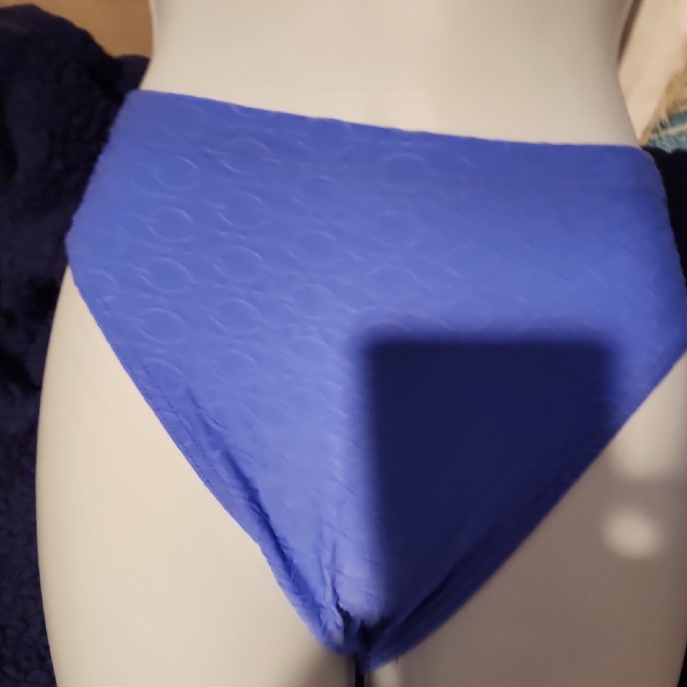 Elegant Blue One Piece Swimwear
